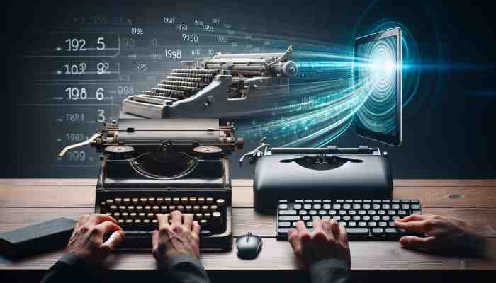 Typing Across Generations: From Typewriters to Touchscreens